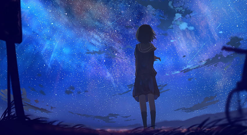 Girl And Sky Wallpapers  Wallpaper Cave