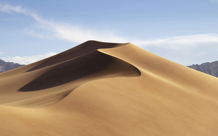 Deserto del Mojave, duna, sabbia, giornata calda Sfondo HD