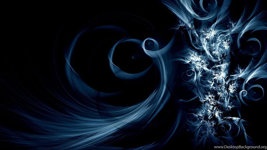 Ice Blue Abstract Background, Dark Ice HD wallpaper