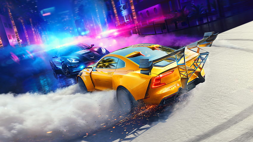 Need for Speed ​​Heat , Spiele , , und Hintergrund, NFS-Spiel HD-Hintergrundbild