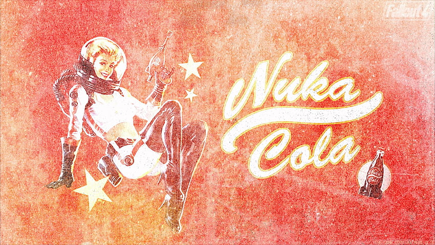 Fallout 4 NukaCola Billboard Style Przygnębiony, Starzejący się, Nuka-Cola Fallout 4 Tapeta HD