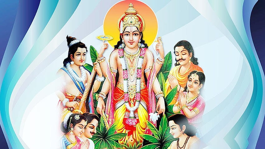 Sri Satyanarayana Pooja Mantras Full – Най-мощните песнопения за добро здраве, богатство и просперитет, Satyanarayana Swamy HD тапет