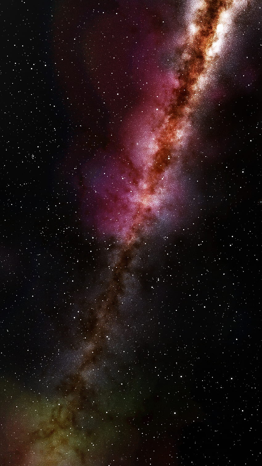 Kosmos, bunt, Galaxie, Sterne, Kunstwerke HD-Handy-Hintergrundbild