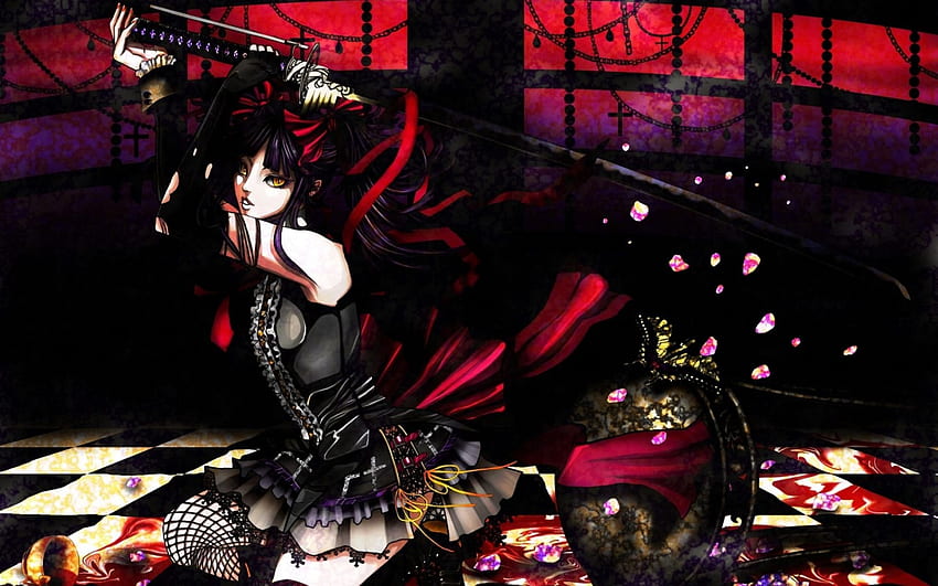 Gothic Anime, Cute Anime Girls Gothic HD wallpaper