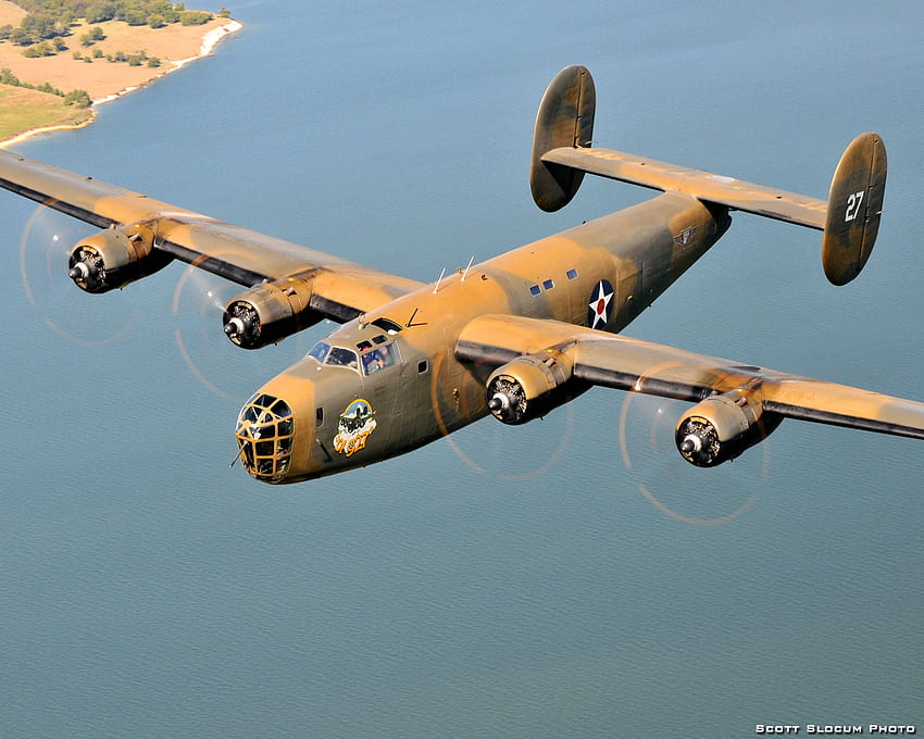 Birleştirilmiş B-24A Kurtarıcı, kurtarıcı, bombardıman uçağı, birleştirilmiş, 2. Dünya Savaşı, b24, savaş HD duvar kağıdı