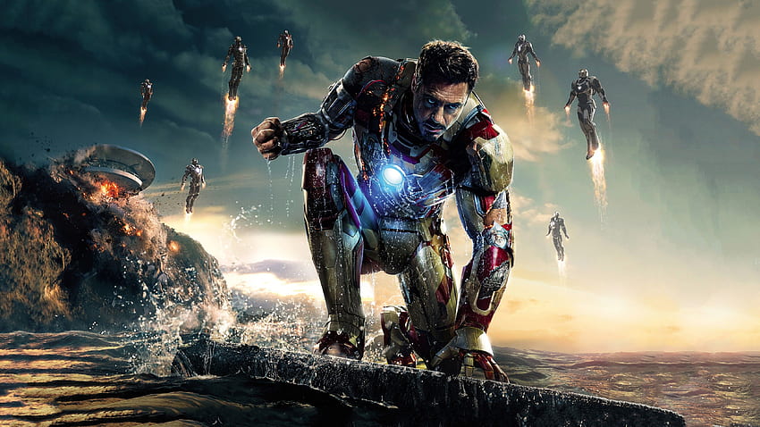 Avengers : L'ère d'Ultron, Avengers 2, Robert Downey Jr., Iron Man, Tony Stark, Affiche, Films, Captain America Age of Ultron Fond d'écran HD