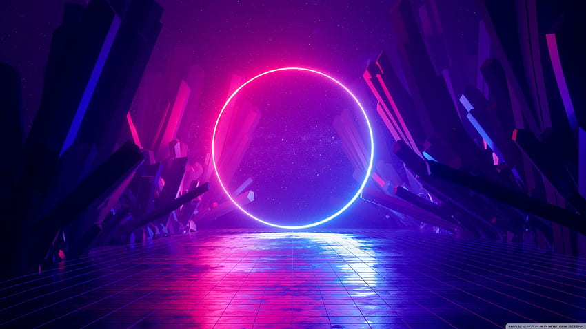 Ambient setup [25601440] in 2020. Neon , Abstract, Ambience HD wallpaper