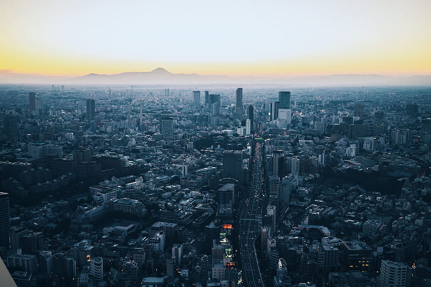 Miasta, Miasto, Widok Z Góry, Wieżowce, Japonia, Minato Tapeta HD