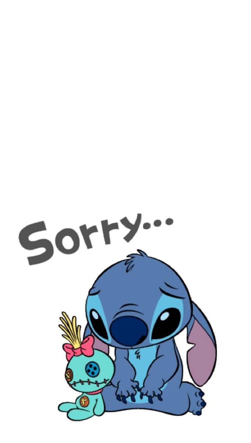 Cute Sad Stitch Drawings, Cute Sad Cartoon HD phone wallpaper | Pxfuel