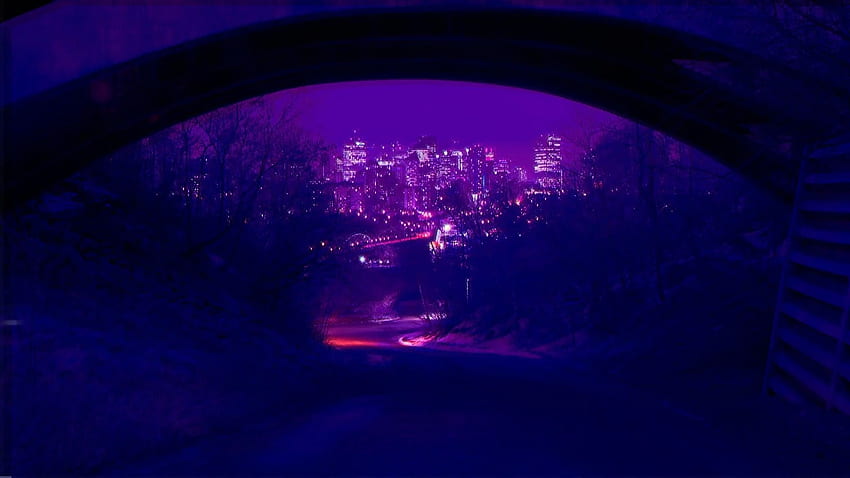 Esthétique violette, lavande Fond d'écran HD