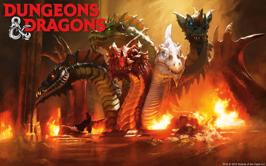 dragon Dungeons And Dragons Artwork Fantasy Art Tiamat Wallpapers HD   Desktop and Mobile Backgrounds   Dungeons and dragons Dragon images  Dark fantasy art