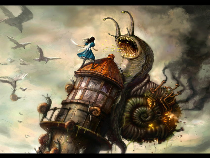 Alice: Madness Returns, violência, jogo, alice, ea papel de parede HD
