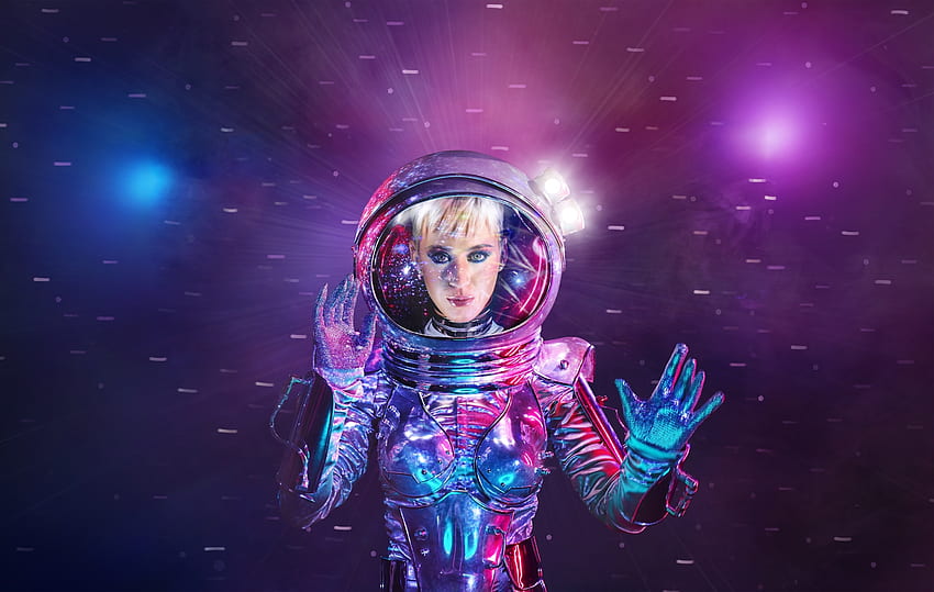 MTV 2017 award, Astronaut, Katy Perry HD wallpaper