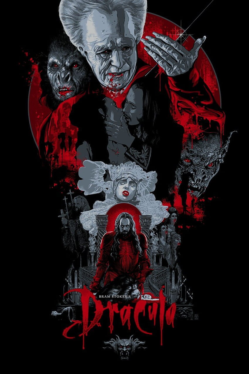 Dracula autorstwa Vance'a Kelly'ego. Plakaty grozy, Plakaty filmowe, Horrory Tapeta na telefon HD