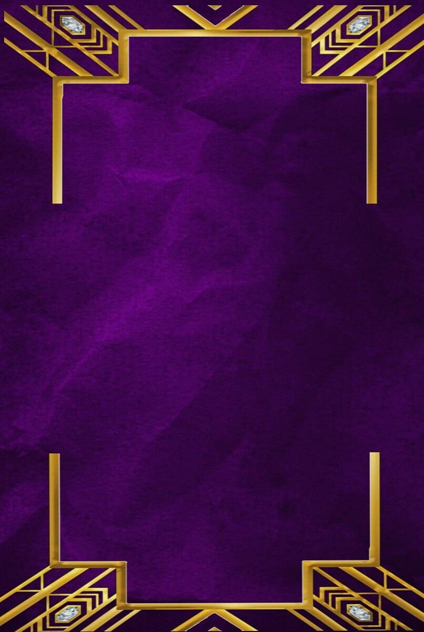 紫と金。 紫と金、金色の背景、無地の背景色、紫と金 HD電話の壁紙
