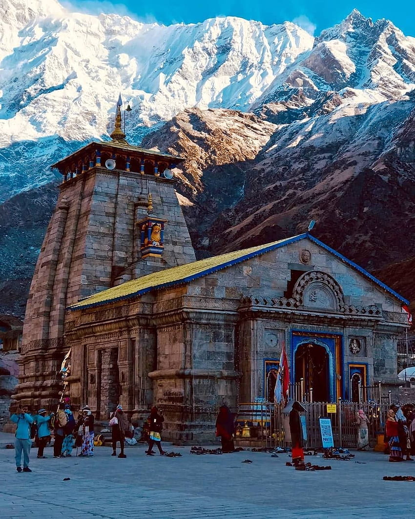 Temple de Kedarnath Fond d'écran de téléphone HD