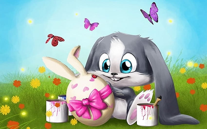 Cute Bunny Rabbit Cartoon Pics HD wallpaper | Pxfuel