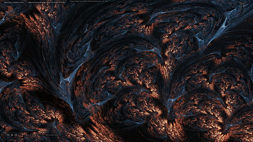 Abstrakt, Felsen, Lava, Fraktale HD-Hintergrundbild