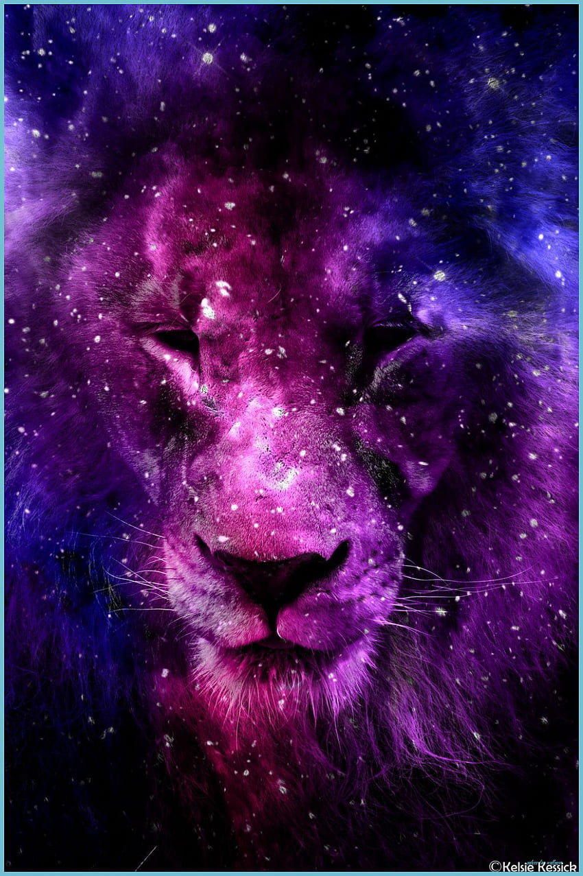 Abstract Colorful Lion' Poster by Polymath Prints | Displate