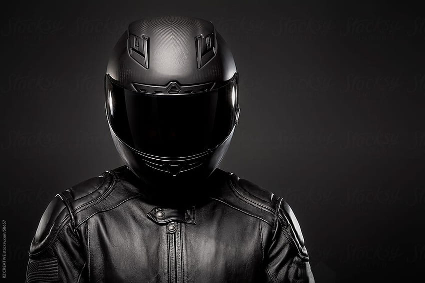 Man In Motorcycle Helmet - - HD wallpaper