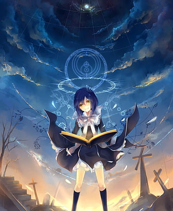 Premium AI Image  Anime Girl who discovers a magical book that gives the  power of happyness manga style illustration generative ai