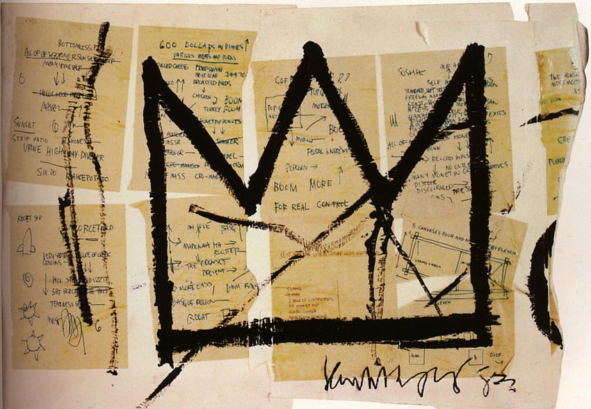Corona Jean Michel Basquiat WikiArt. Jean-Michel Basquiat fondo de pantalla