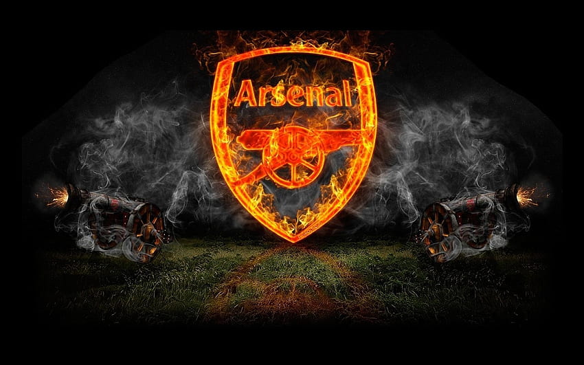 Fc Arsenal Gunners, กีฬา, , , พื้นหลัง, โลโก้ Arsenal วอลล์เปเปอร์ HD
