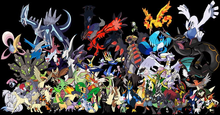 completas de Pokémon Legendario Mis entrenadores, todos los Pokémon legendarios fondo de pantalla
