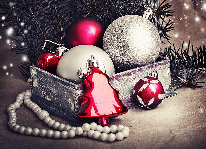 Tahun Baru Balls Holidays Jewelry, Christmas graphy Wallpaper HD