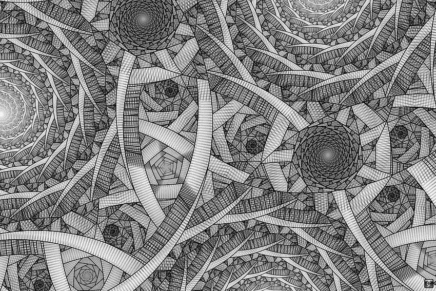 Escher, Zentangle Sfondo HD