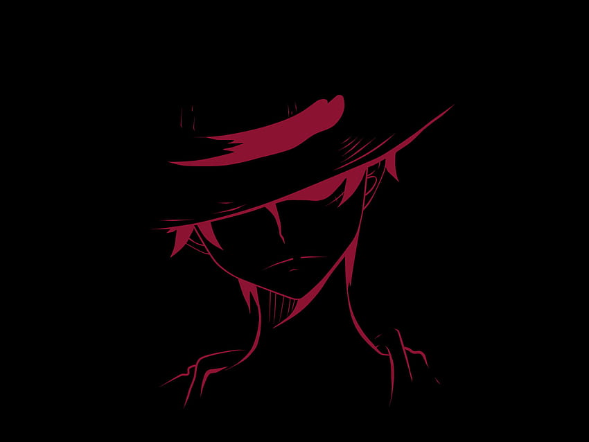 One Piece , Monkey D. Luffy • For You For & Mobile, Luffy One Piece Minimalist HD тапет