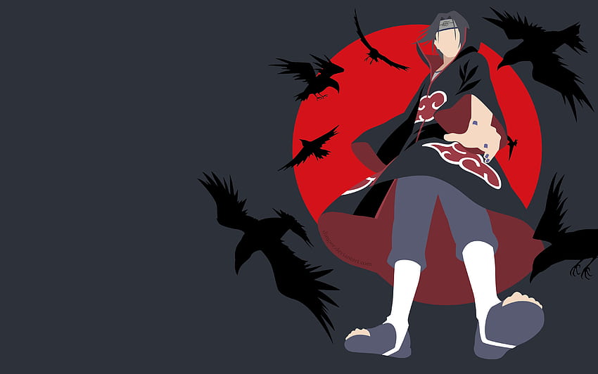 Itachi Uchiha from Naruto Anime , Itachi HD wallpaper