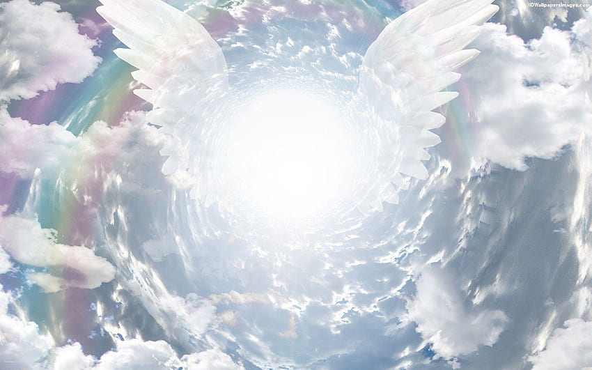 Angel, Crying Cloud HD wallpaper