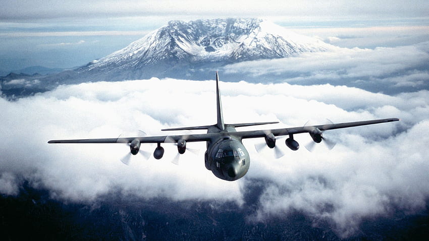 Lockheed C 130 Hercules, Lockheed AC 130 HD wallpaper