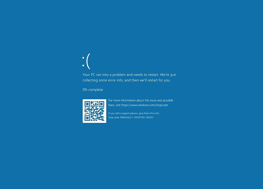 Blue Screen Error Windows 10, Blue Screen of Death HD wallpaper