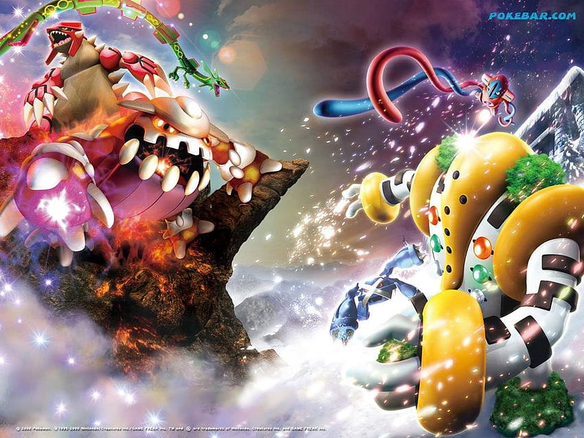 Pokemon Legendary Background High Resolution For Androids, Epic Pokemon Battle HD wallpaper