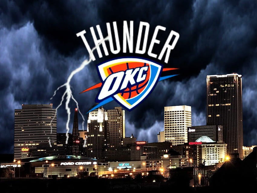 Donner-Team aus Oklahoma City, Thunder Basketball HD-Hintergrundbild