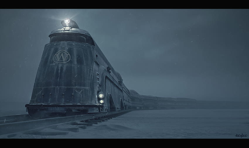 Progettazione del treno della serie Snowpiercer Sfondo HD
