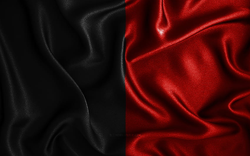 ナミュールの旗, , 絹の波状の旗, ベルギーの州, ナミュールの日, 布製の旗, ナミュールの旗, 3D アート, ナミュール, ヨーロッパ, ベルギーの州, ナミュールの 3D 旗, ベルギー 高画質の壁紙