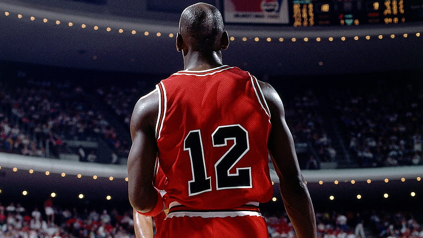 NBA Tarihinde Bu Tarih (14 Şubat): Michael Jordan, 1990 Kanada'da Orlando Magic'e karşı 12 numaralı formayı giyiyor. resmi sitesi HD duvar kağıdı