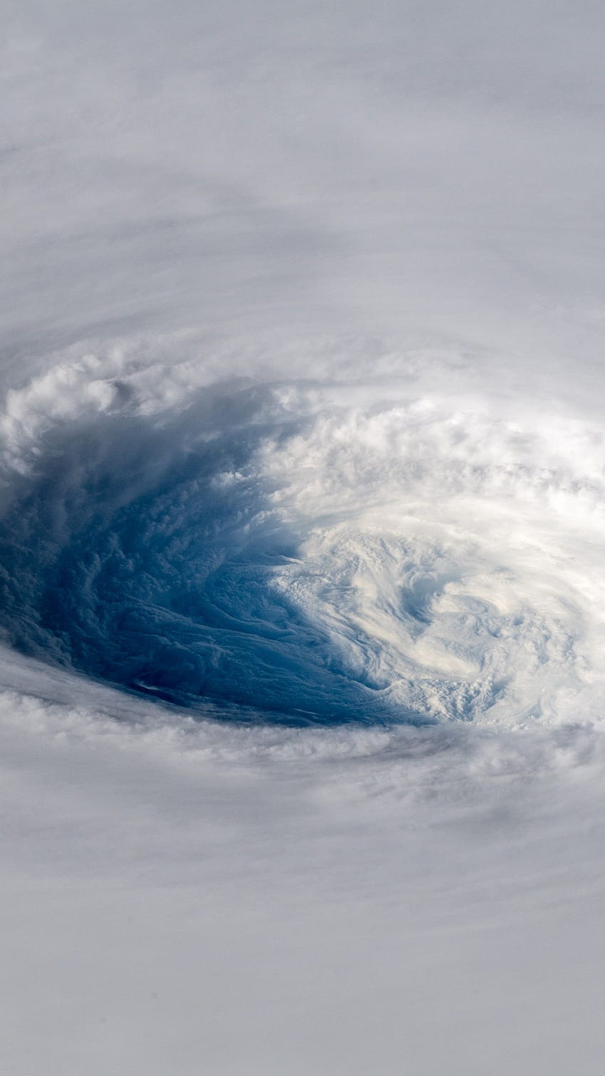 Tropical cyclone, Typhoon, Storm, , Space, Blue Cyclone HD phone wallpaper