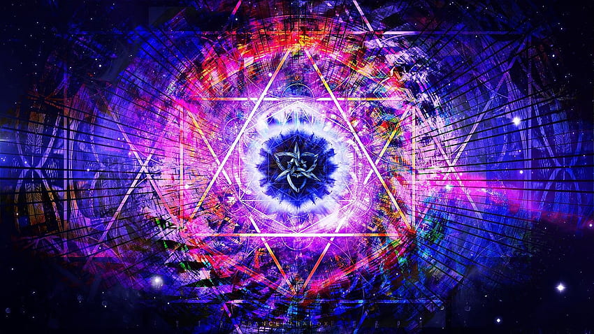 Flower of Life background, Psychedelic Flowers HD wallpaper