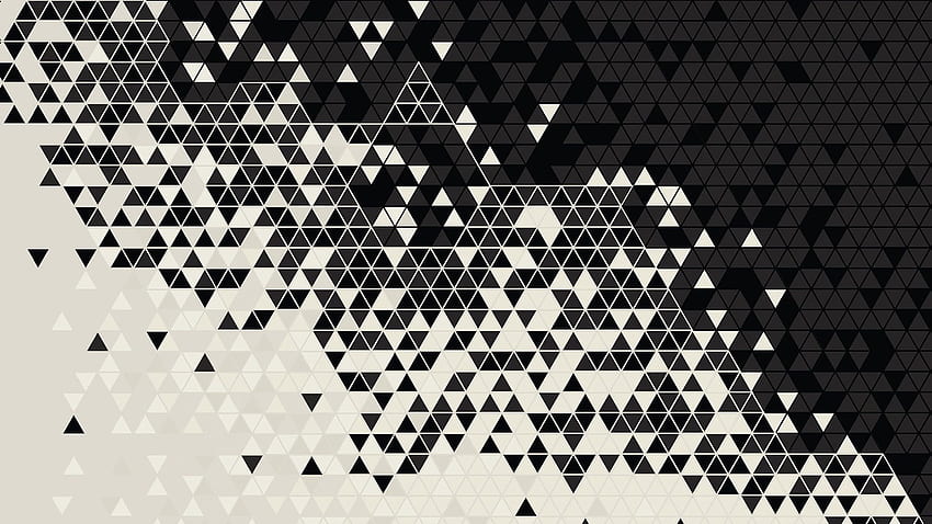 arte digital abstracto blanco y negro fondo de pantalla