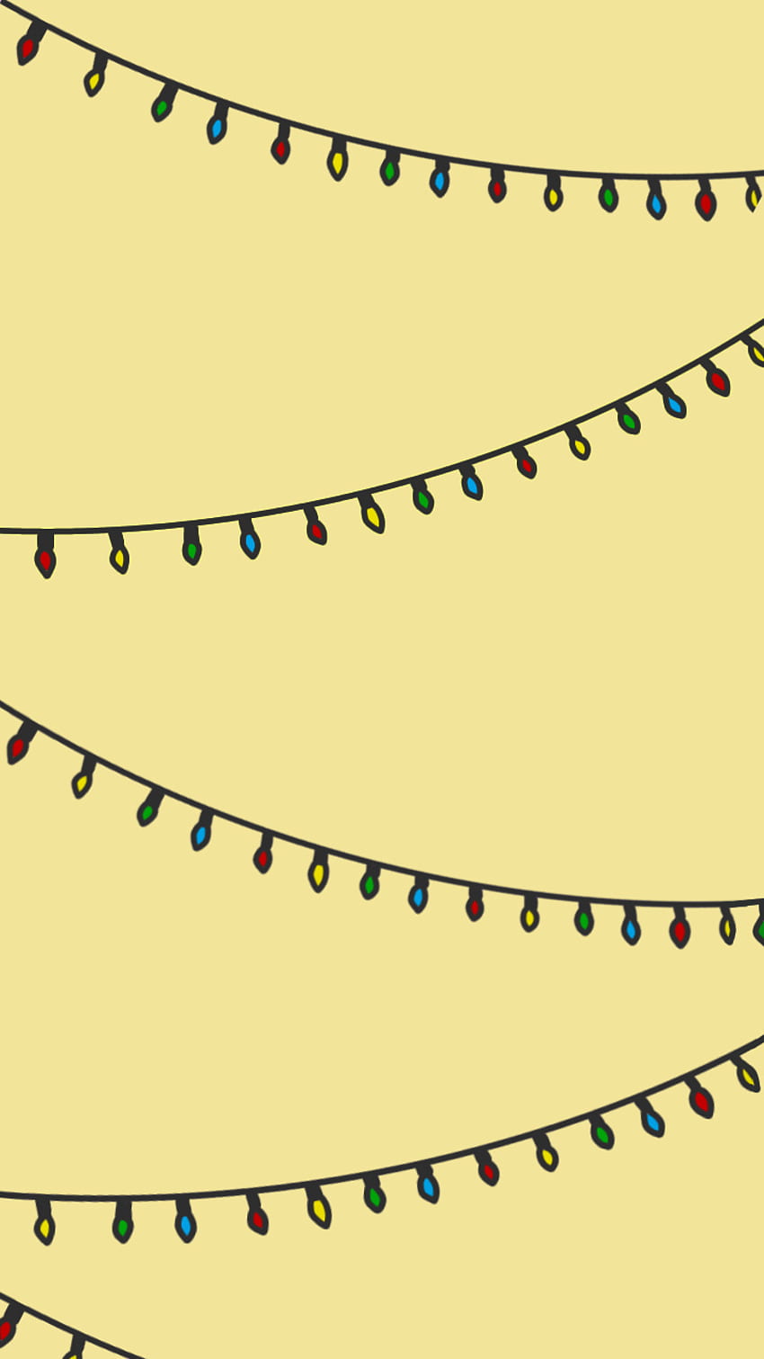 Christmas lights, happy, bright, yellow, holiday HD phone wallpaper