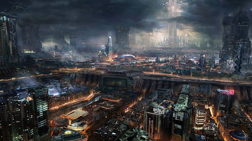 Cyberpunk Landscape []. Steampunk city, Cyberpunk 2020 HD wallpaper