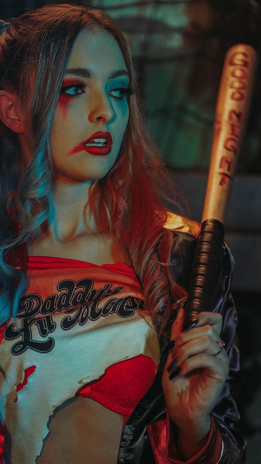 Harley Quinn, cosplay kostümü HD telefon duvar kağıdı