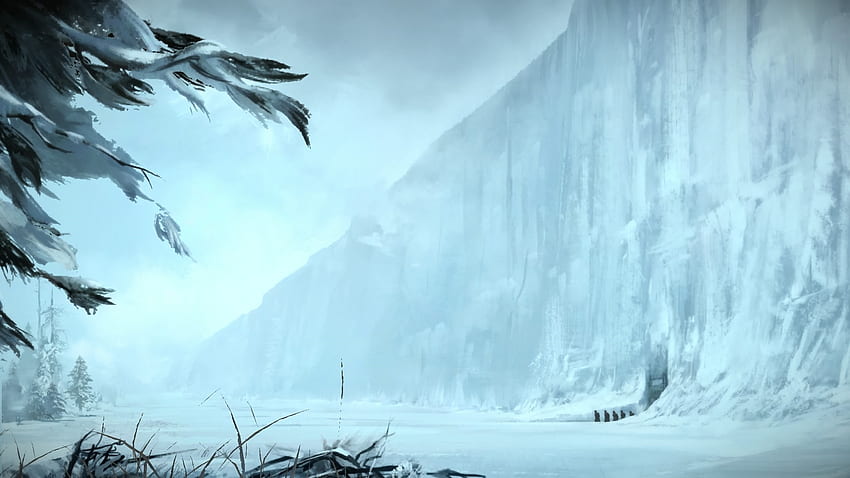 Winter Gaming Landscape, Game of Thrones Winter HD wallpaper