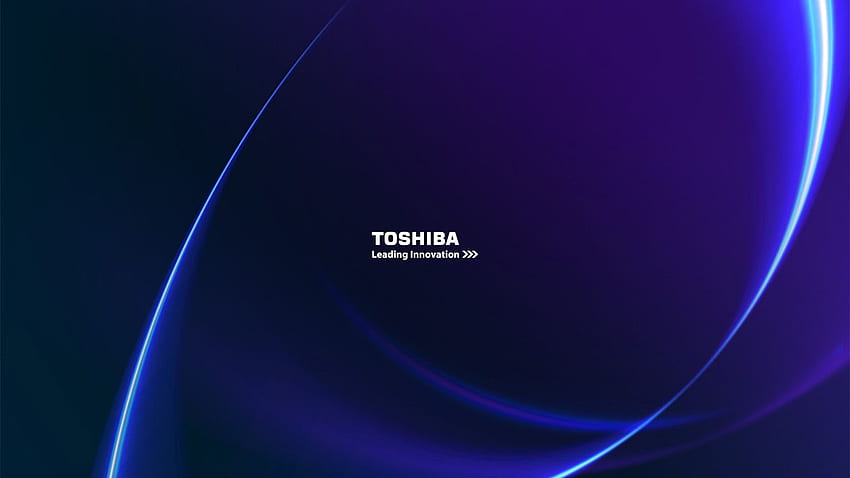 Tło firmy Toshiba, laptop firmy Toshiba Tapeta HD