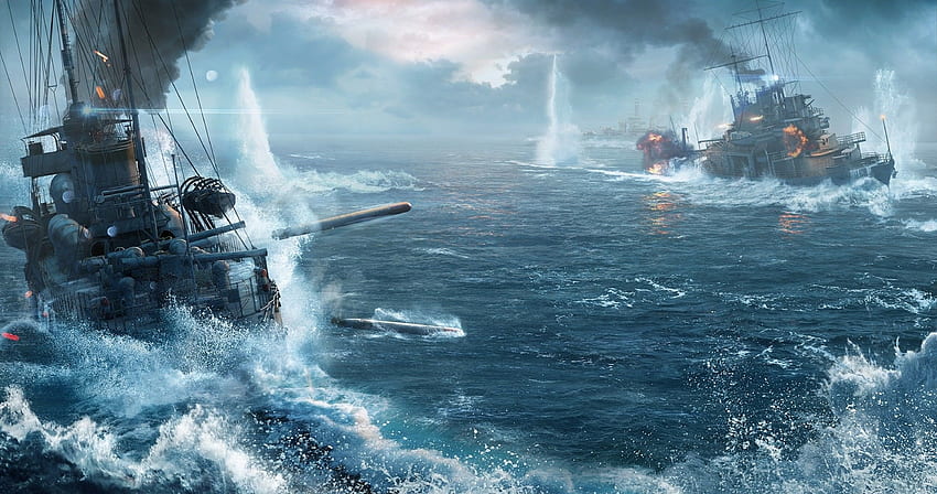 world of warships battle ultra . World of warships , Warship battle, Warship, Sea Battle HD wallpaper