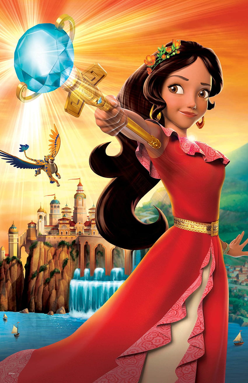 Eine neue Disney-Prinzessin trägt Verantwortung über ihr Königreich hinaus, Elena von Avalor HD-Handy-Hintergrundbild